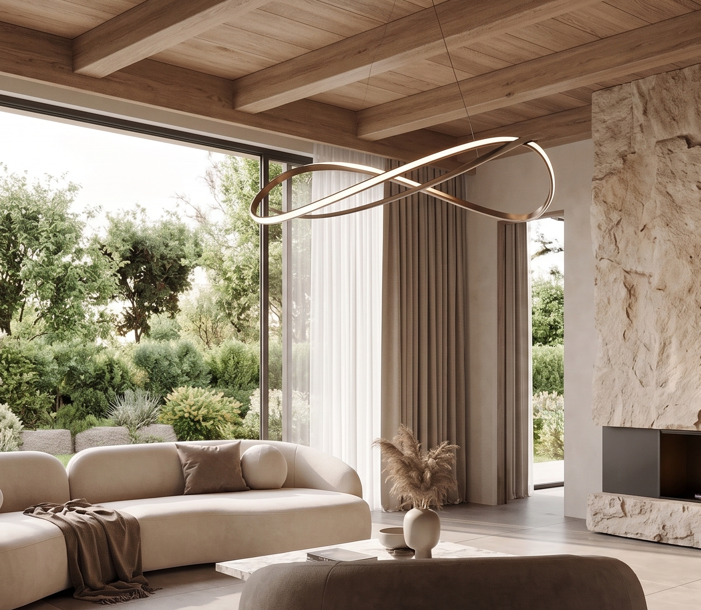 Modern villa iç mekan projesi